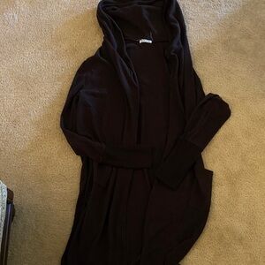 Women's Black Cardigan Sweater